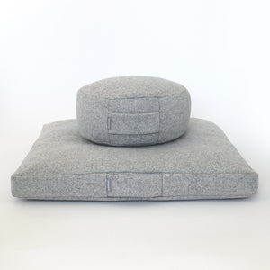 Silk & Wool Wedge Meditation Cushion – Supreme Swan